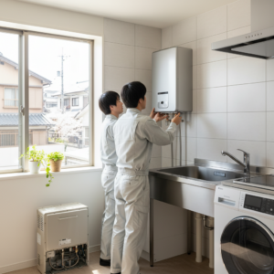 ユニディ 給湯器交換に関する画像