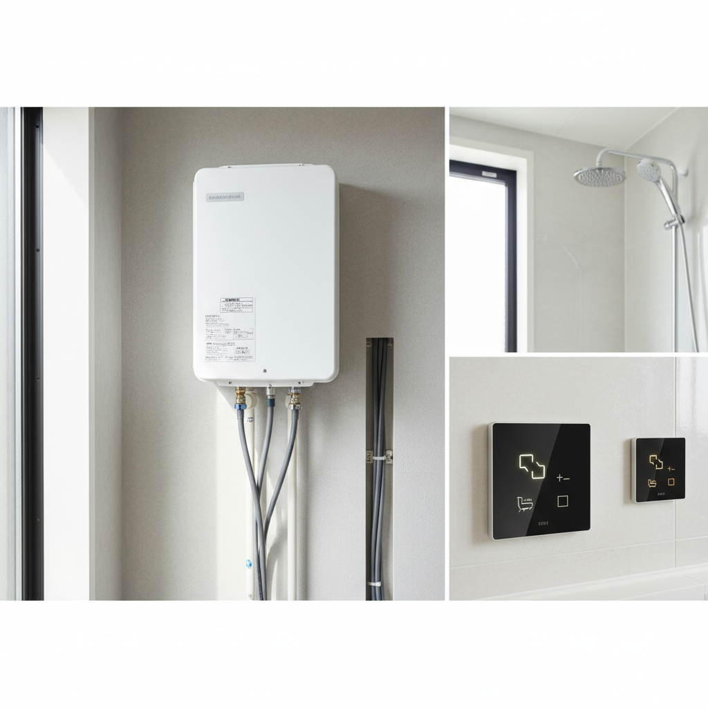 給湯器リモコンの配線はどうなっている？に関する画像