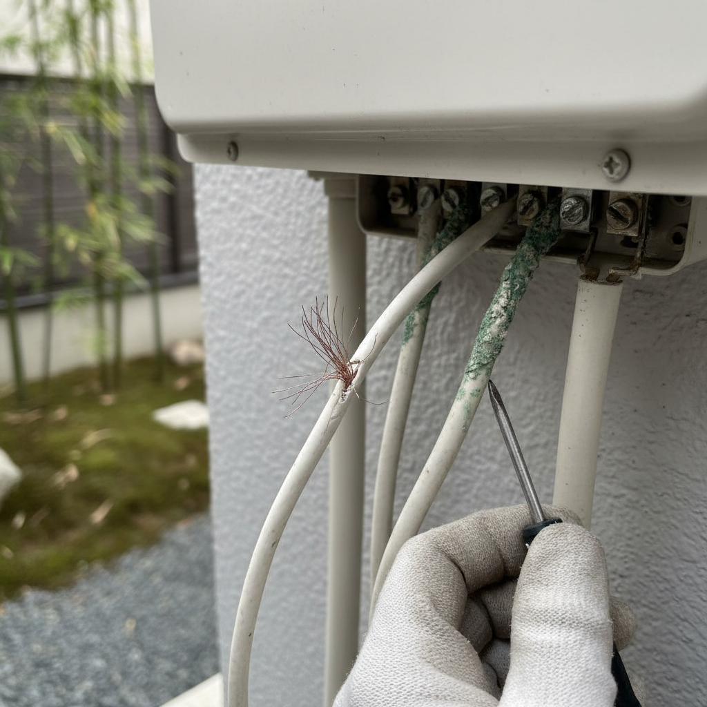 接続不良や配線の断線に関する画像