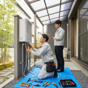 給湯 器 修理に関する画像