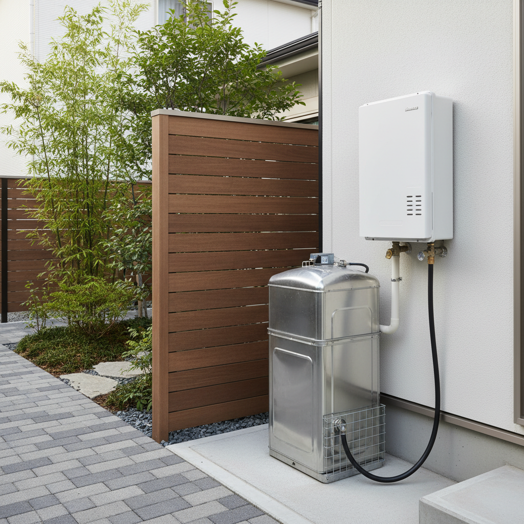 灯油給湯器の灯油タンク|設置費用と注意点に関する画像