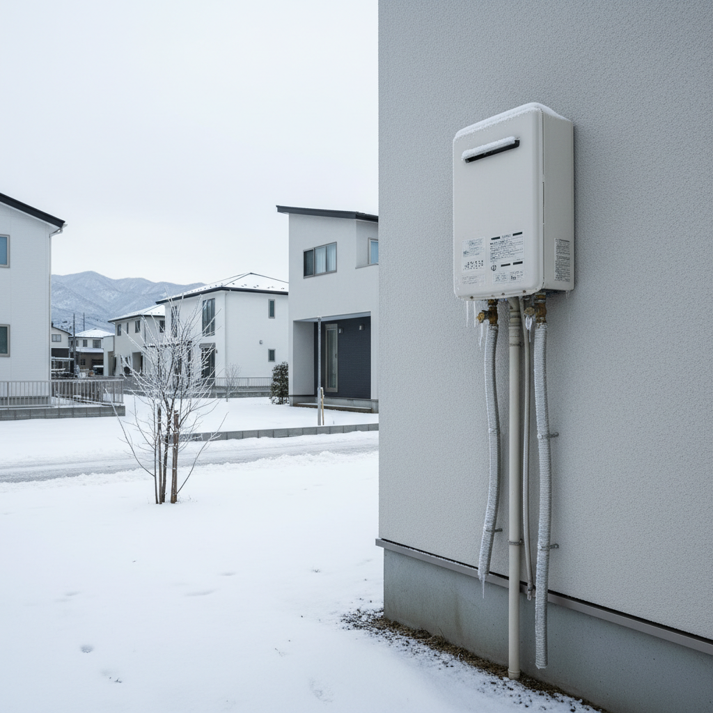 寒い日にお湯が出ない原因は「凍結」かもに関する画像