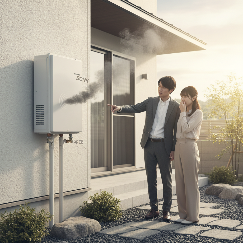 給湯器から異音・異臭がするに関する画像