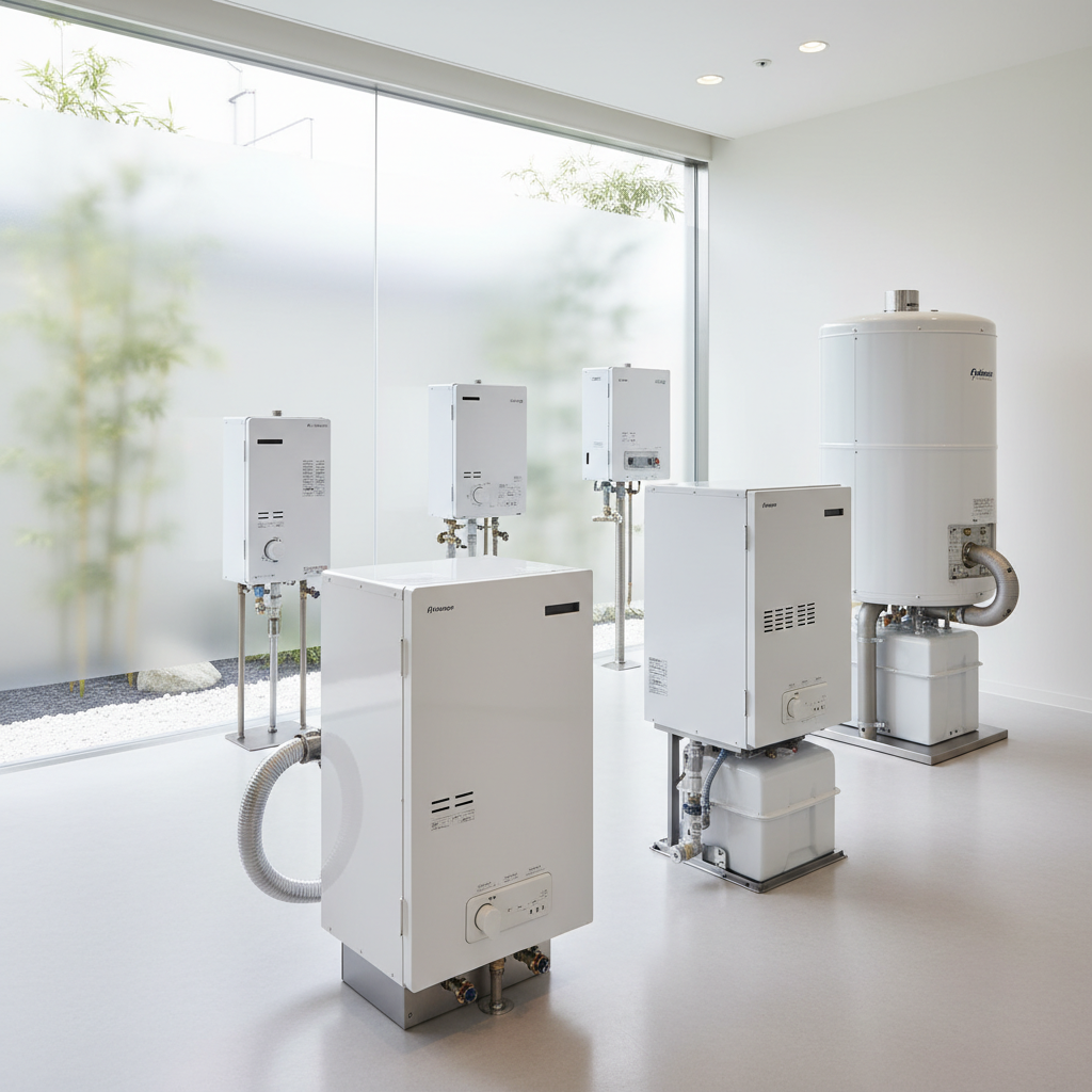 ノーリツ給湯器の主な種類と特徴（エコジョーズ、石油給湯器など）に関する画像