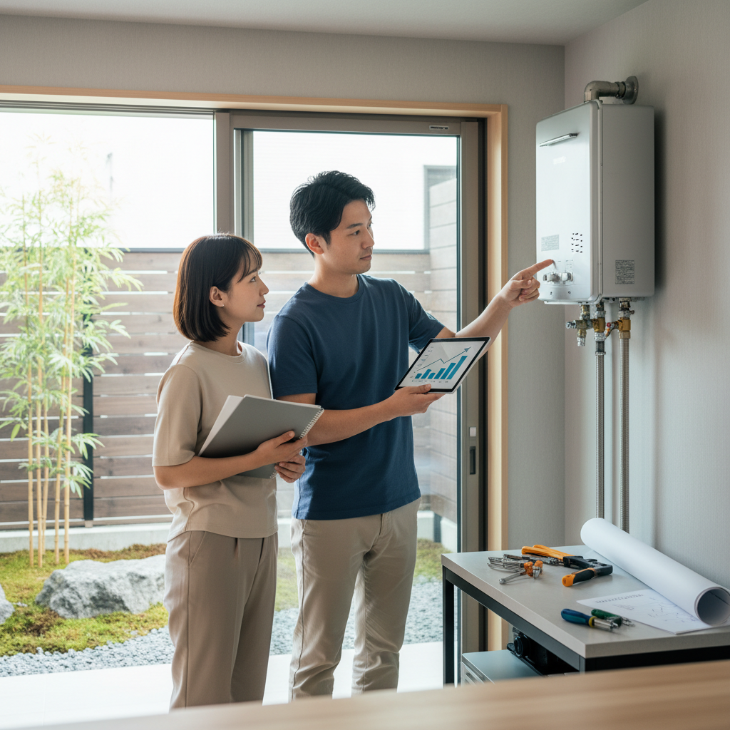 ガス給湯器を取り替える費用はいくらですか？に関する画像