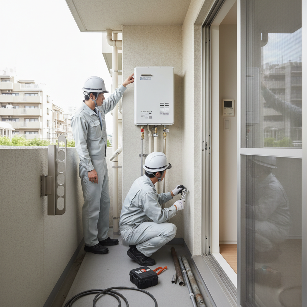 標準的な交換工事費の内訳に関する画像