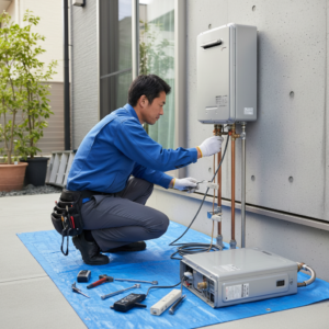 リンナイ 給湯器交換 diyに関する画像