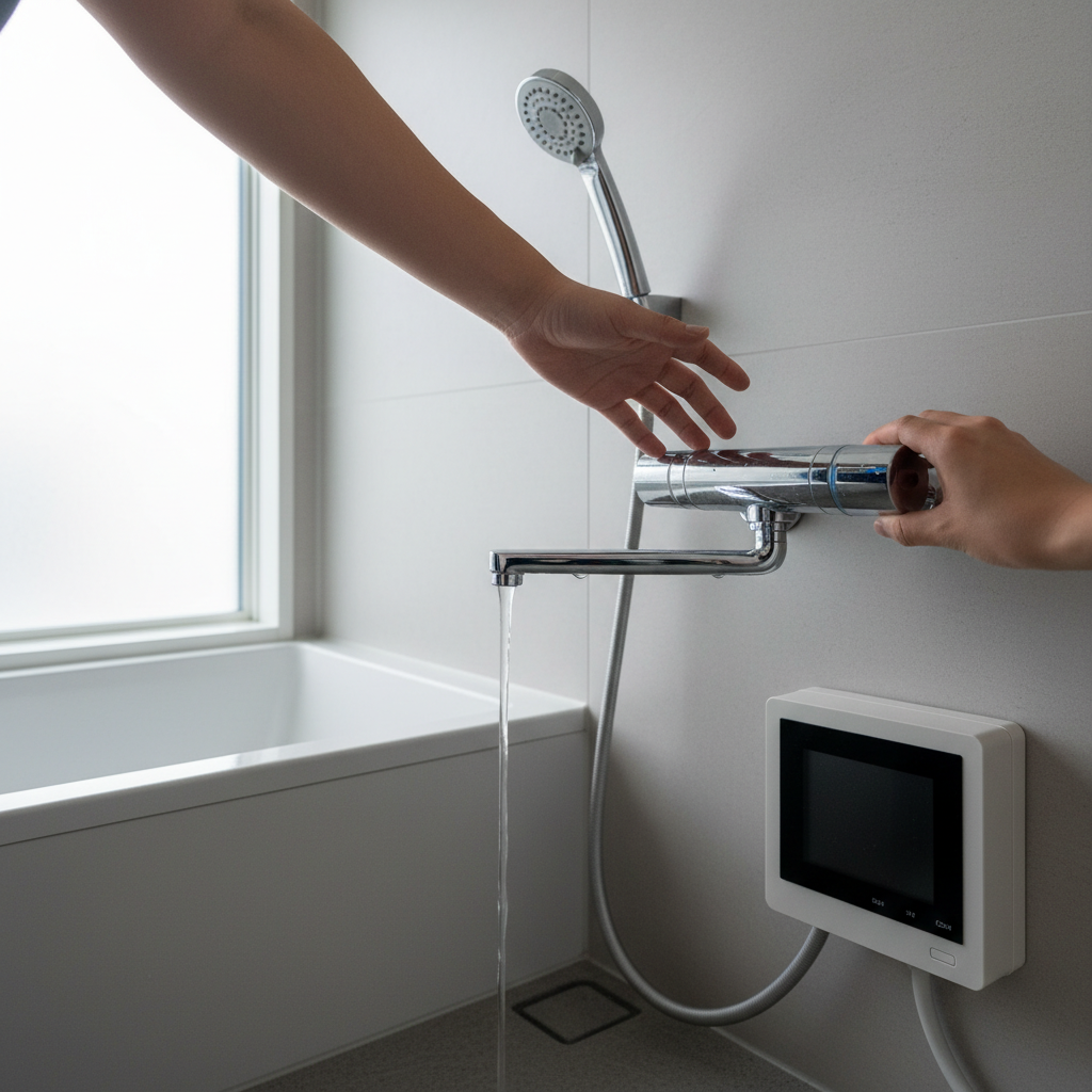 お湯が出ない・水しか出ないに関する画像