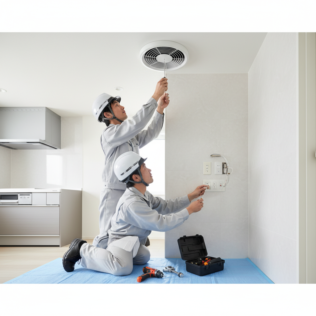 ユニディの換気扇交換やコンセント交換に関する画像