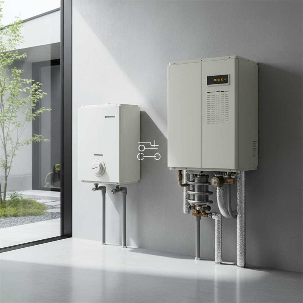 機能別（追い炊きなど）の値段の違いに関する画像