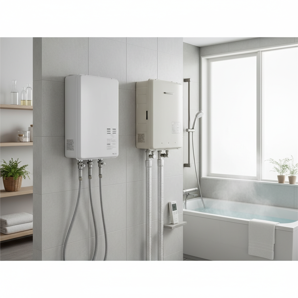 ガス給湯器と風呂給湯器の違いも解説に関する画像