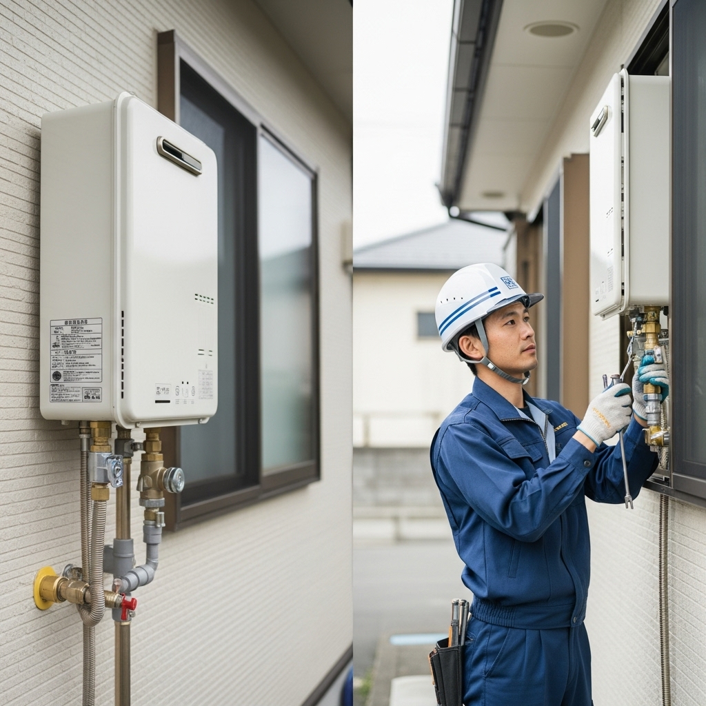 交換費用の内訳：本体価格と工事費に関する画像