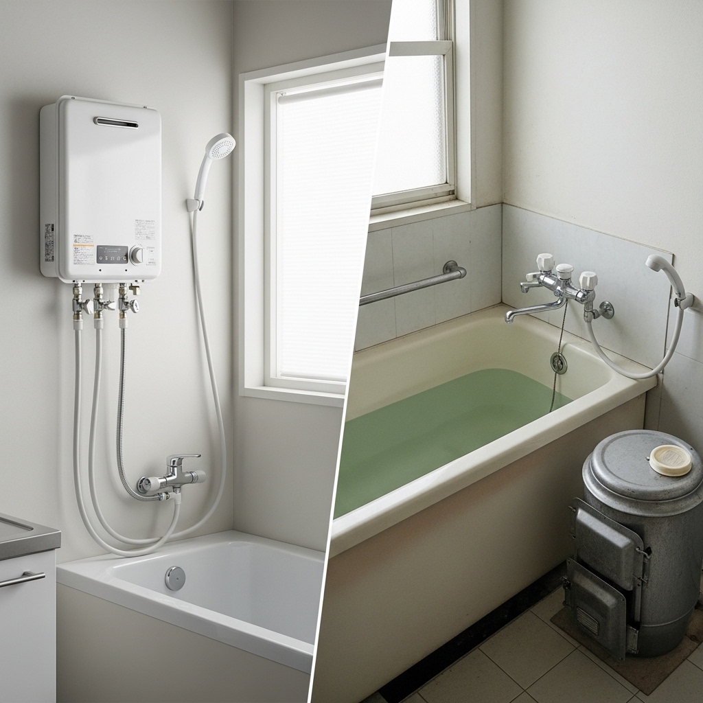ガス給湯器と風呂釜の違いも解説に関する画像