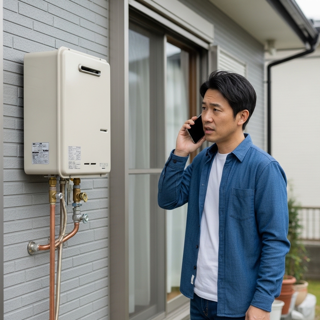 給湯器が壊れたらどこに連絡すればいいですか？に関する画像