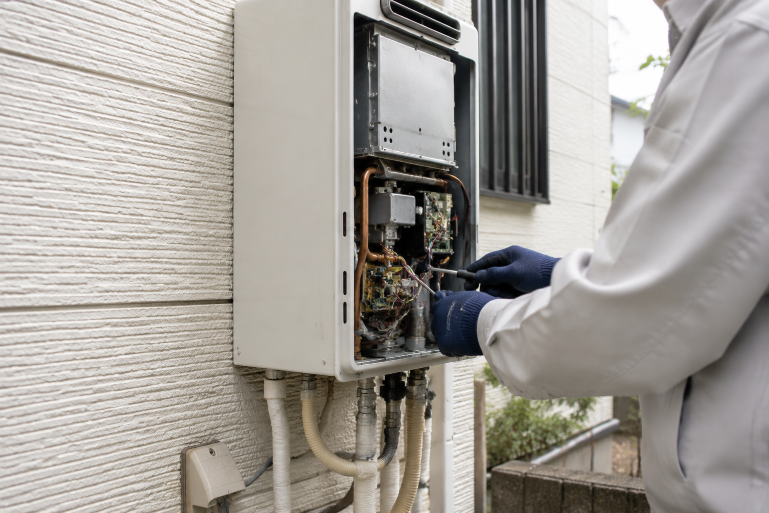 【注意】感電や不完全燃焼のリスクを避けるための電源オフ・コンセント抜き