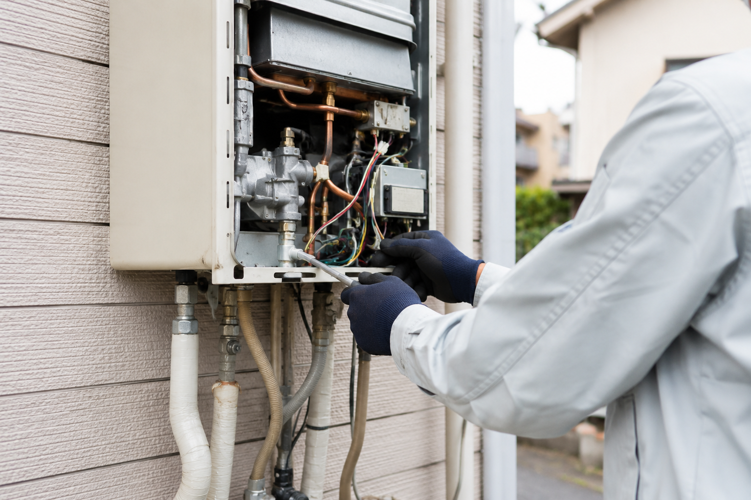 ガスや電気を扱うため、無資格での修理は重大事故につながる恐れ