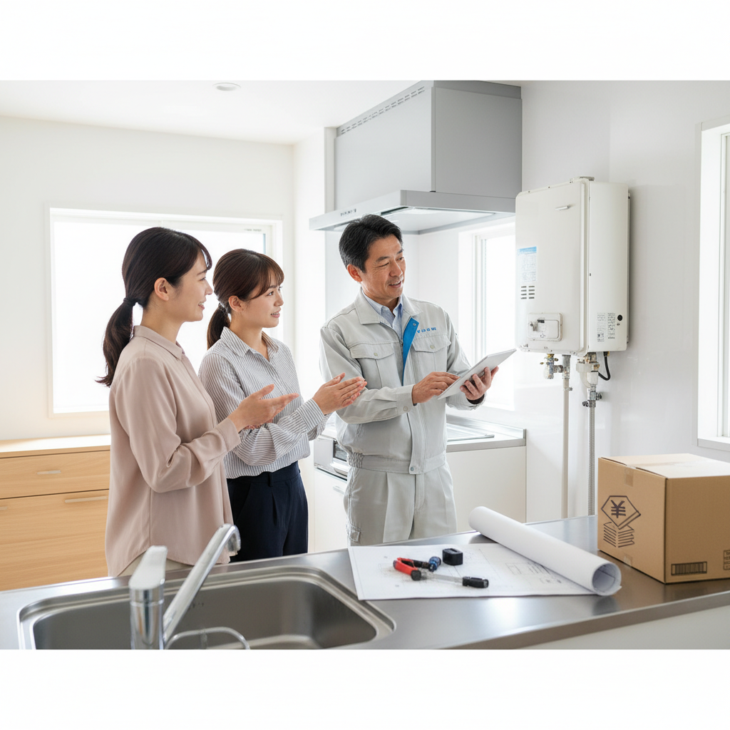 給湯器を取り替える費用はいくらくらいですか？に関する画像