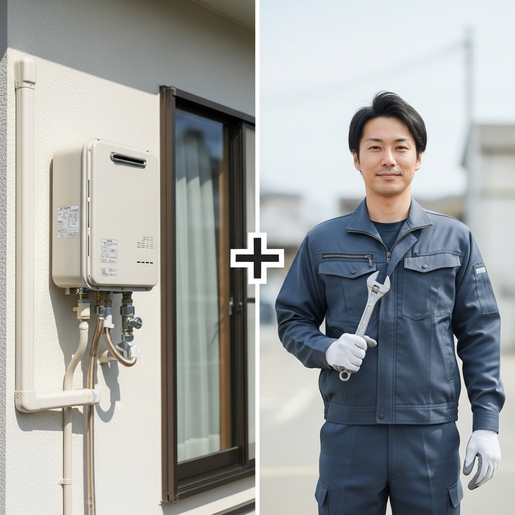 ガス給湯器の交換にかかる費用の内訳に関する画像